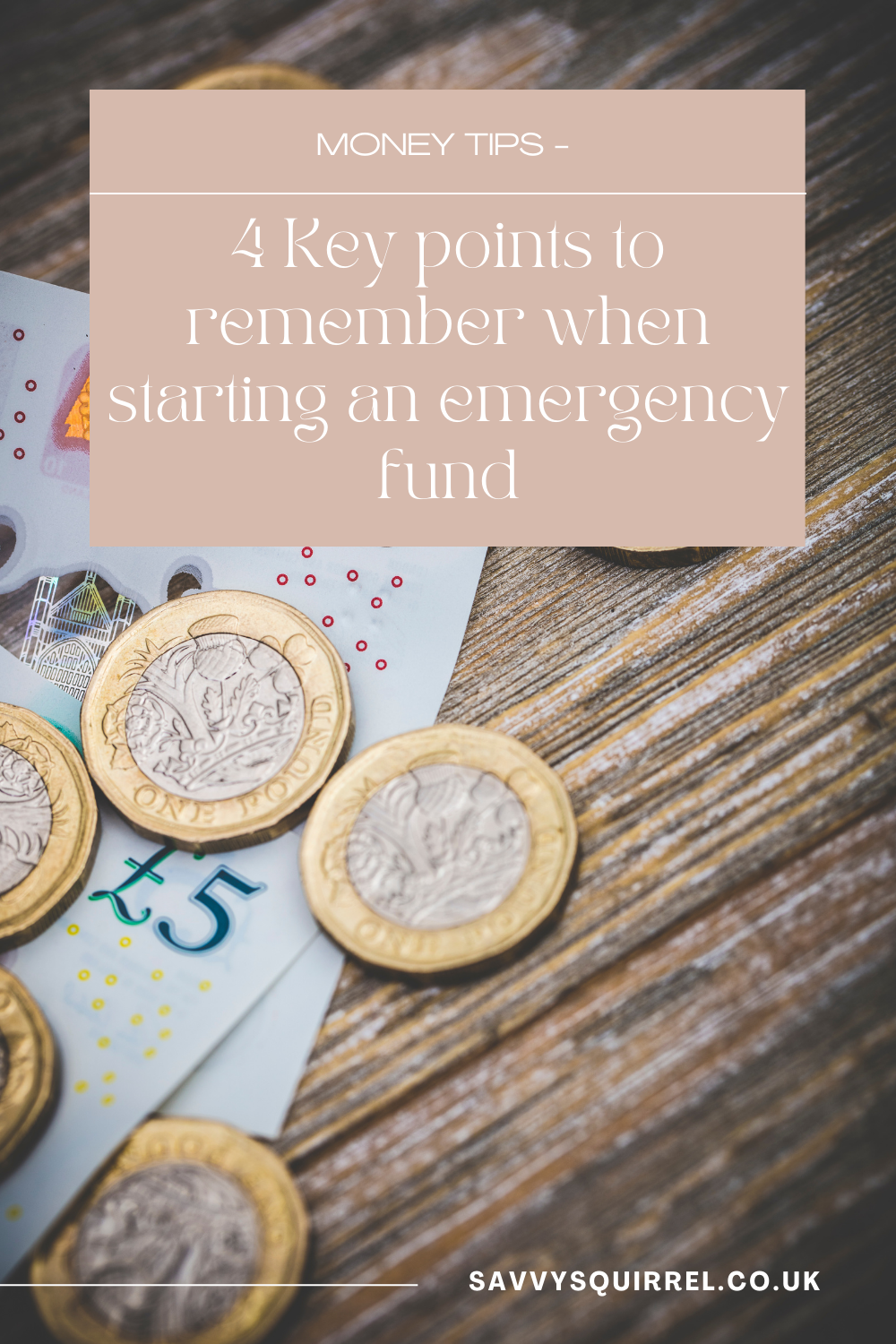 4 Key points to remember when starting an emergency fund